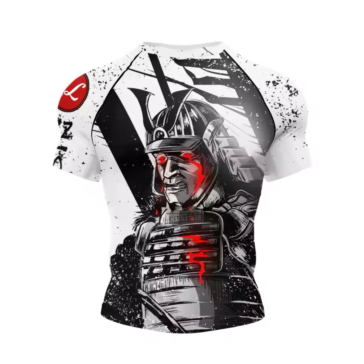 Samurai Warrior Premium BJJ / MMA Rash Guard - LONG & SHORT SLEEVE VARIATIONS - MADE TO ORDER 2 WEEK DISPATCH