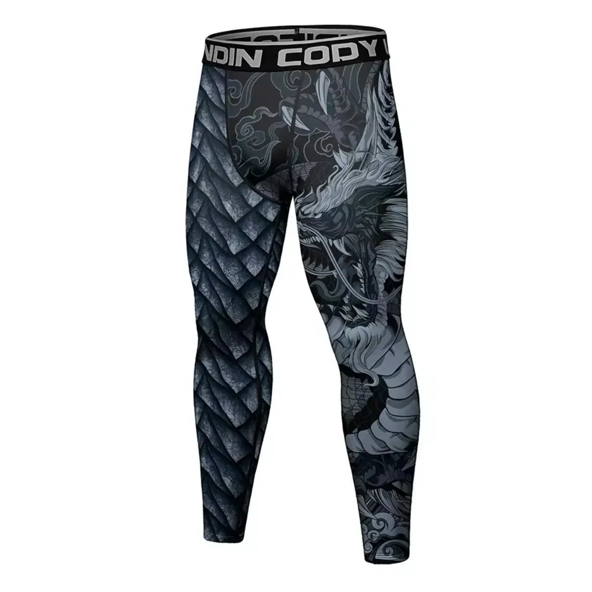 Black Dragon Premium Compression Spats for BJJ, MMA, Wrestling, CrossFit, Yoga, Running, Cycling, and More - MADE TO ORDER 2 WEEK DISPATCH