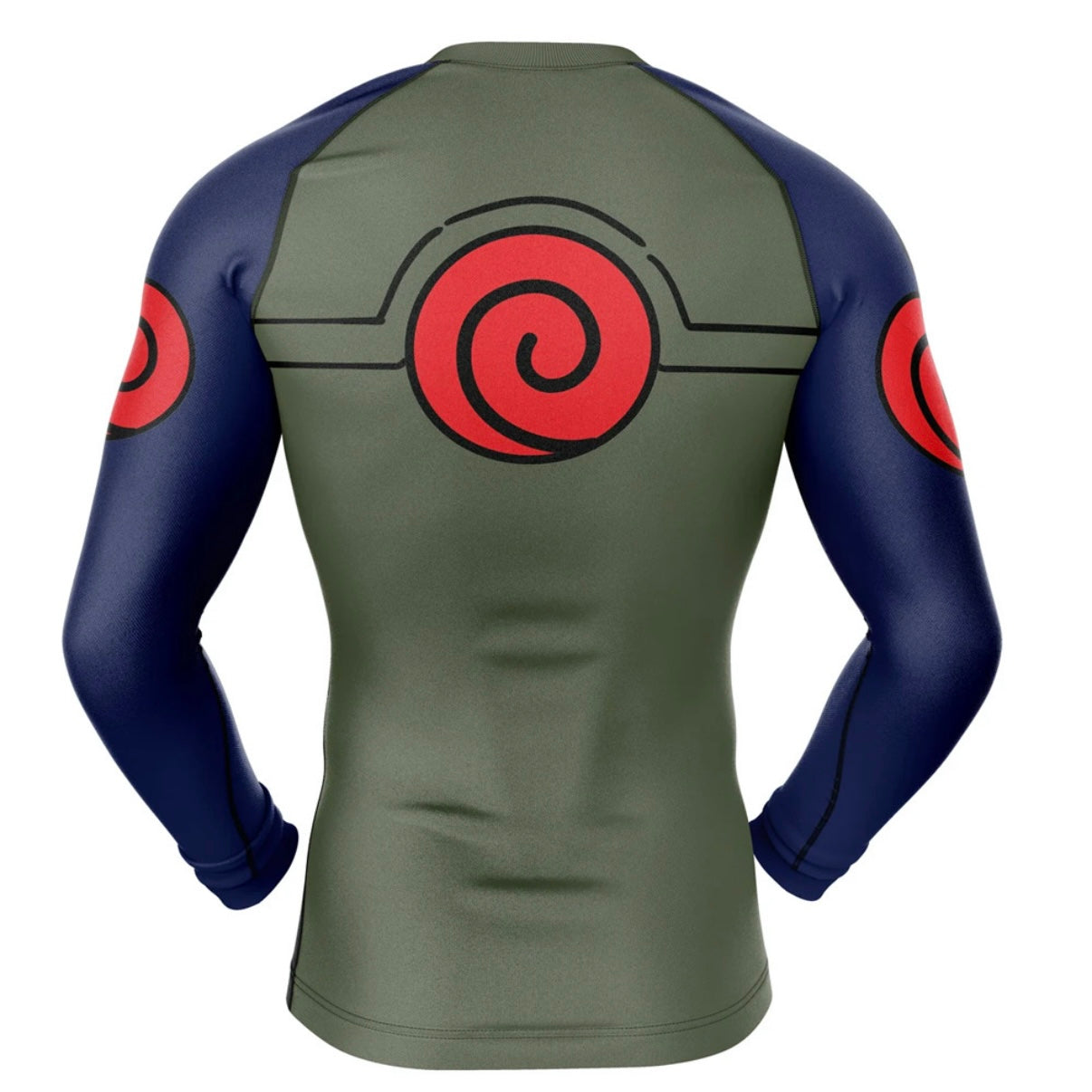 Naruto Kakashi Premium Rash Guard - LONG OR SHORT SLEEVE - MADE TO ORDER 2 WEEK DISPATCH