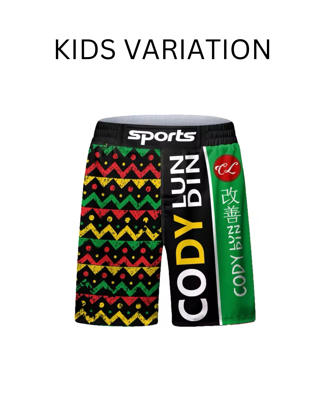 Reggae Premium BJJ No Gi / MMA Set. Rash Guard, Shorts & Spats - MADE TO ORDER 2 WEEK DISPATCH