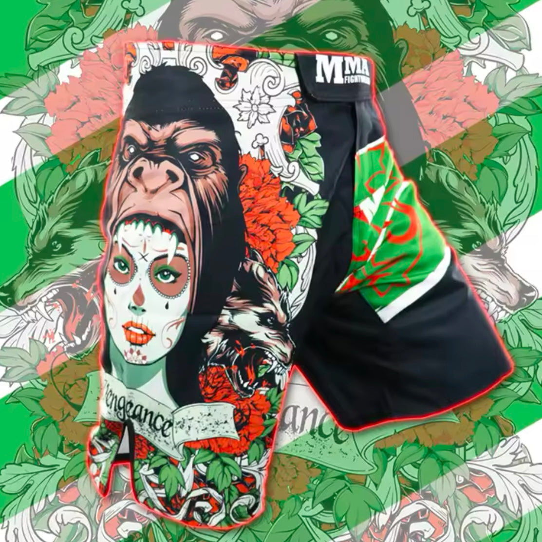 Vengeance Premium MMA Grappling Shorts - MADE TO ORDER 2 WEEK DISPATCH