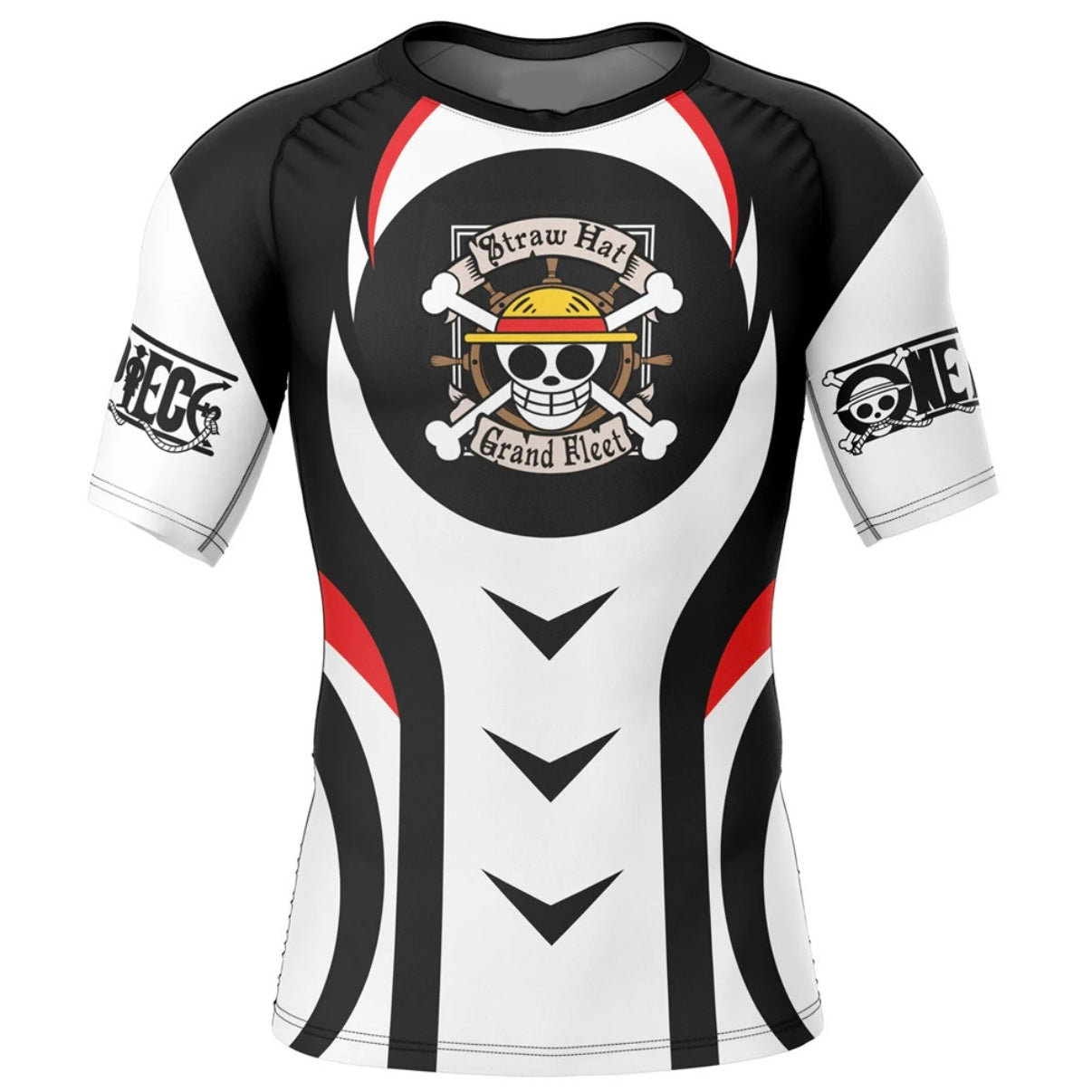 One Piece Straw Hat Premium Rash Guard - LONG OR SHORT SLEEVE - MADE TO ORDER 2 WEEK DISPATCH