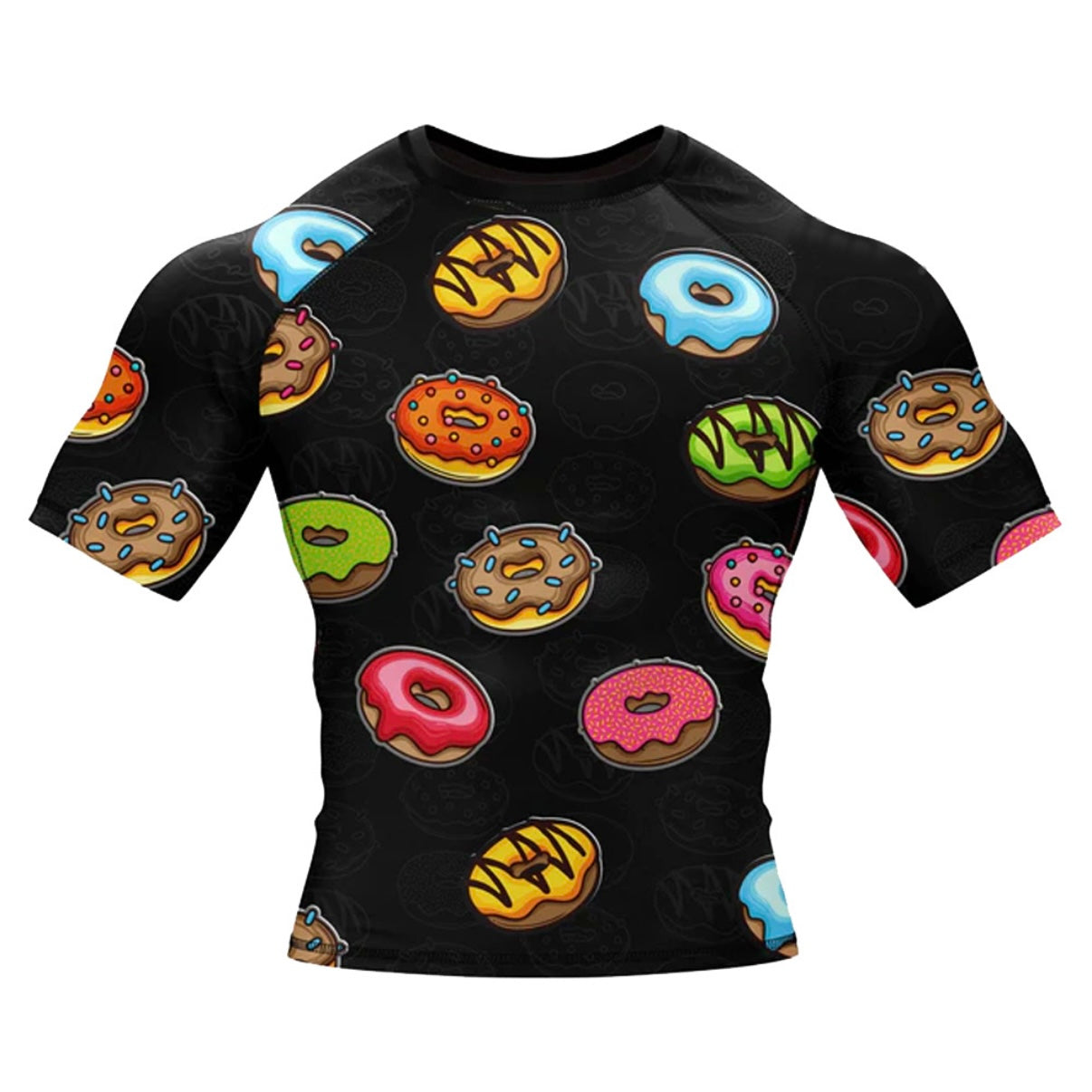 Donut Premium Rash Guard - LONG OR SHORT SLEEVE - MADE TO ORDER 2 WEEK DISPATCH