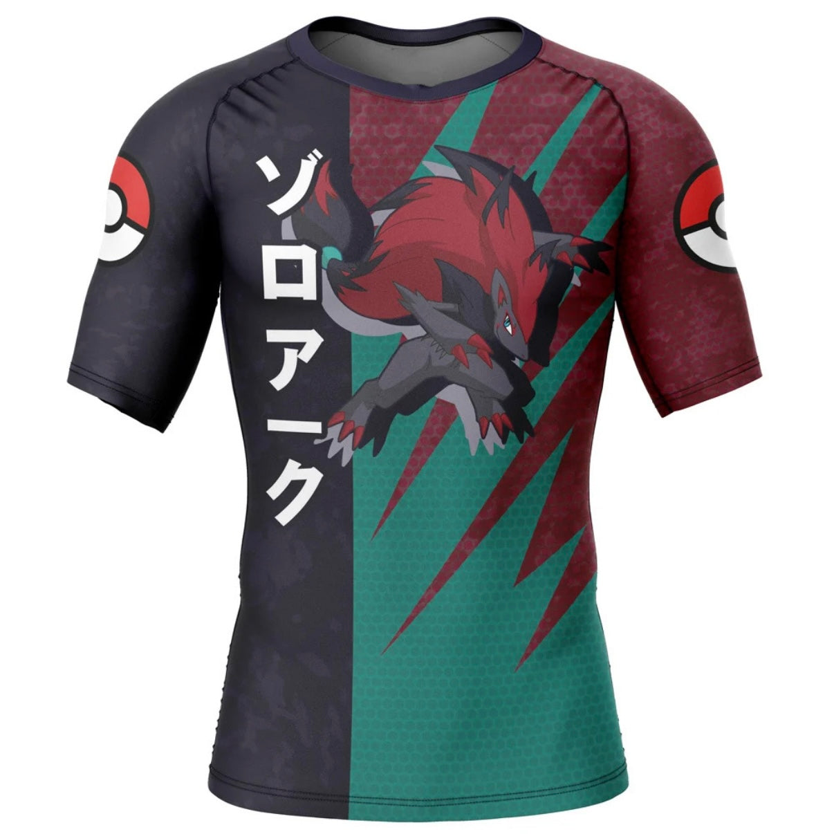 Pokemon Zoroark Premium Short Sleeve Rash Guard - MADE TO ORDER 2 WEEK DISPATCH