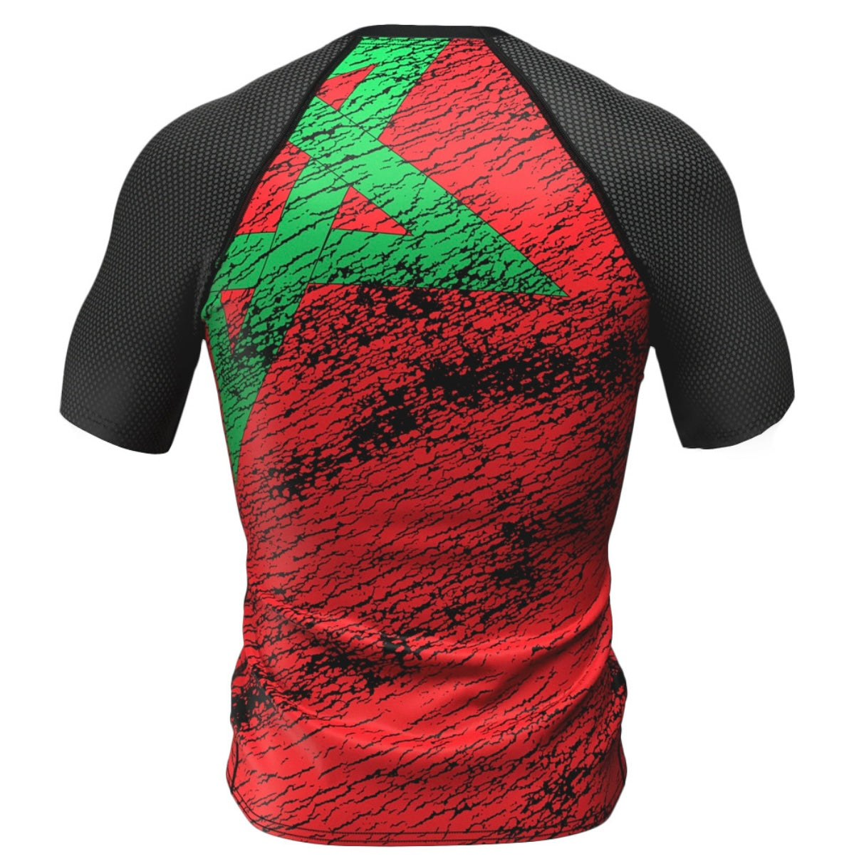 Morocco (al-Maghrib) Premium Rash Guard - LONG OR SHORT SLEEVE - MADE TO ORDER 2 WEEK DISPATCH