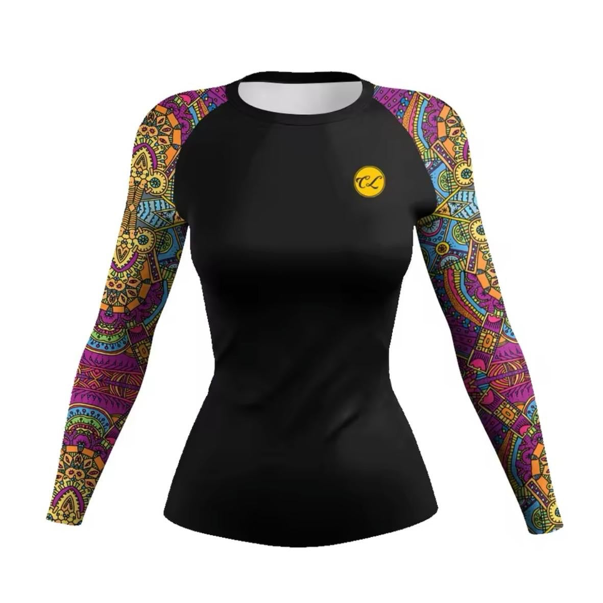 Women’s Aztec Premium BJJ / MMA Rash Guard - MADE TO ORDER 2 WEEK DISPATCH