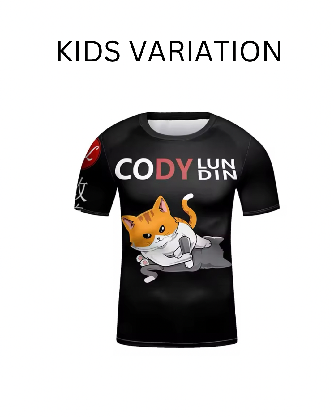 Cat Premium BJJ / MMA Rash Guard - LONG & SHORT SLEEVE VARIATIONS - MADE TO ORDER 2 WEEK DISPATCH