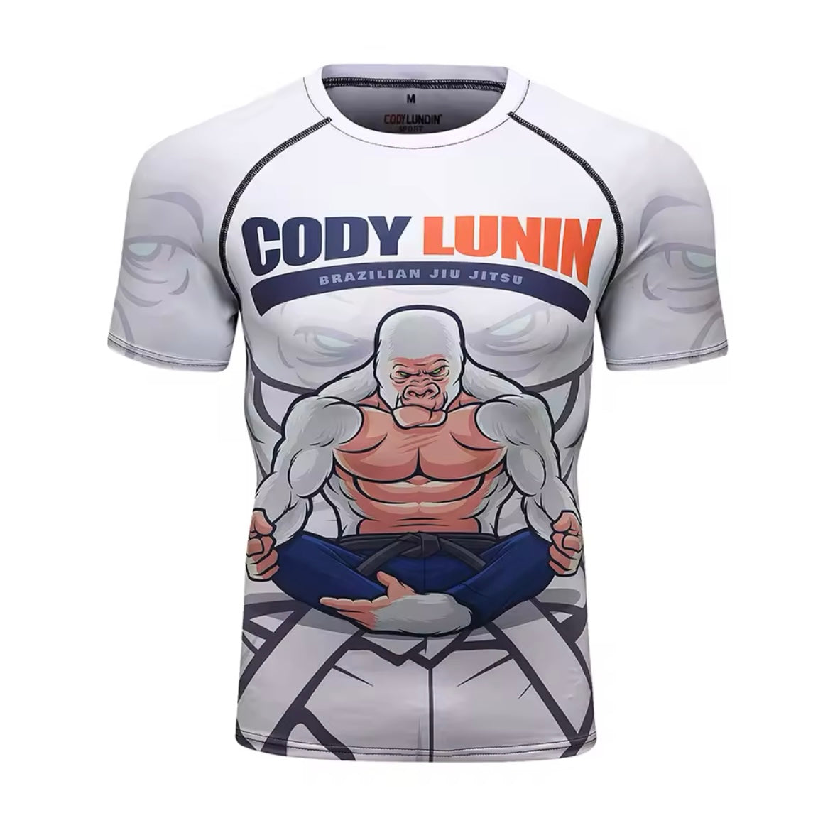 White Gorilla Premium BJJ No Gi / MMA Set. Rash Guard, Shorts & Spats - MADE TO ORDER 2 WEEK DISPATCH
