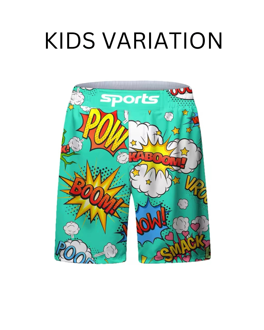 Comic Premium BJJ No Gi / MMA Set. Rash Guard, Shorts & Spats - MADE TO ORDER 2 WEEK DISPATCH