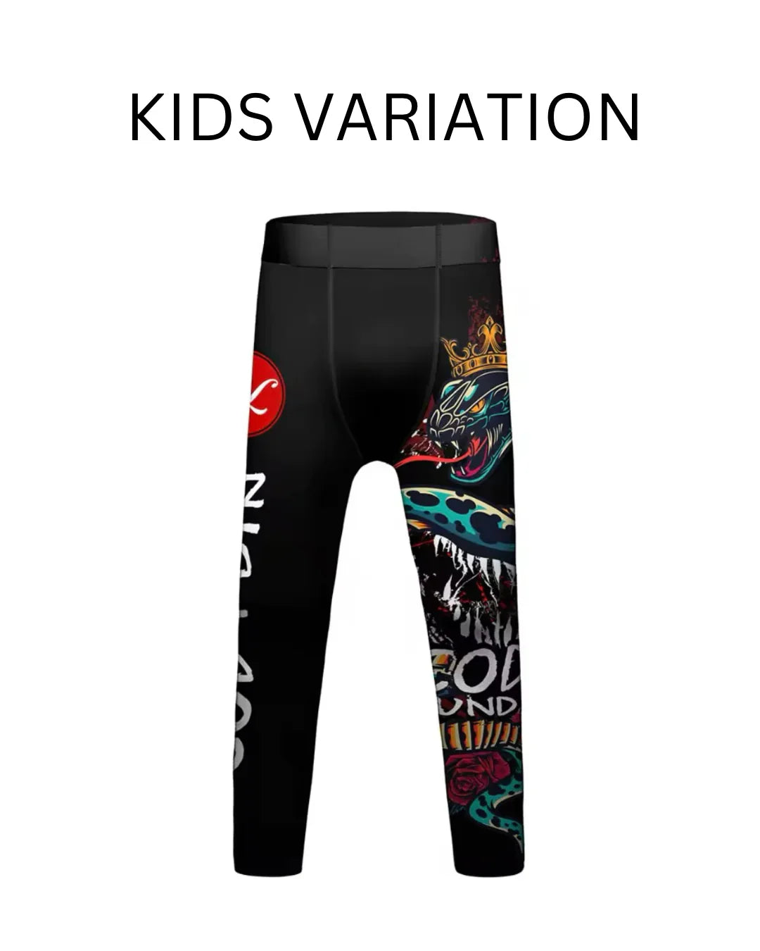 Snake King Premium Compression Spats for BJJ, MMA, Wrestling, CrossFit, Yoga, Running, Cycling, and More - MADE TO ORDER 2 WEEK DISPATCH