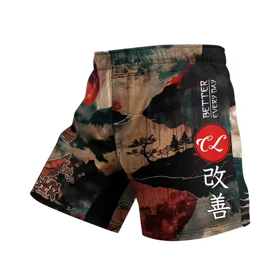 Scenic Roller Premium BJJ No Gi Grappling Shorts - MADE TO ORDER 2 WEEK DISPATCH