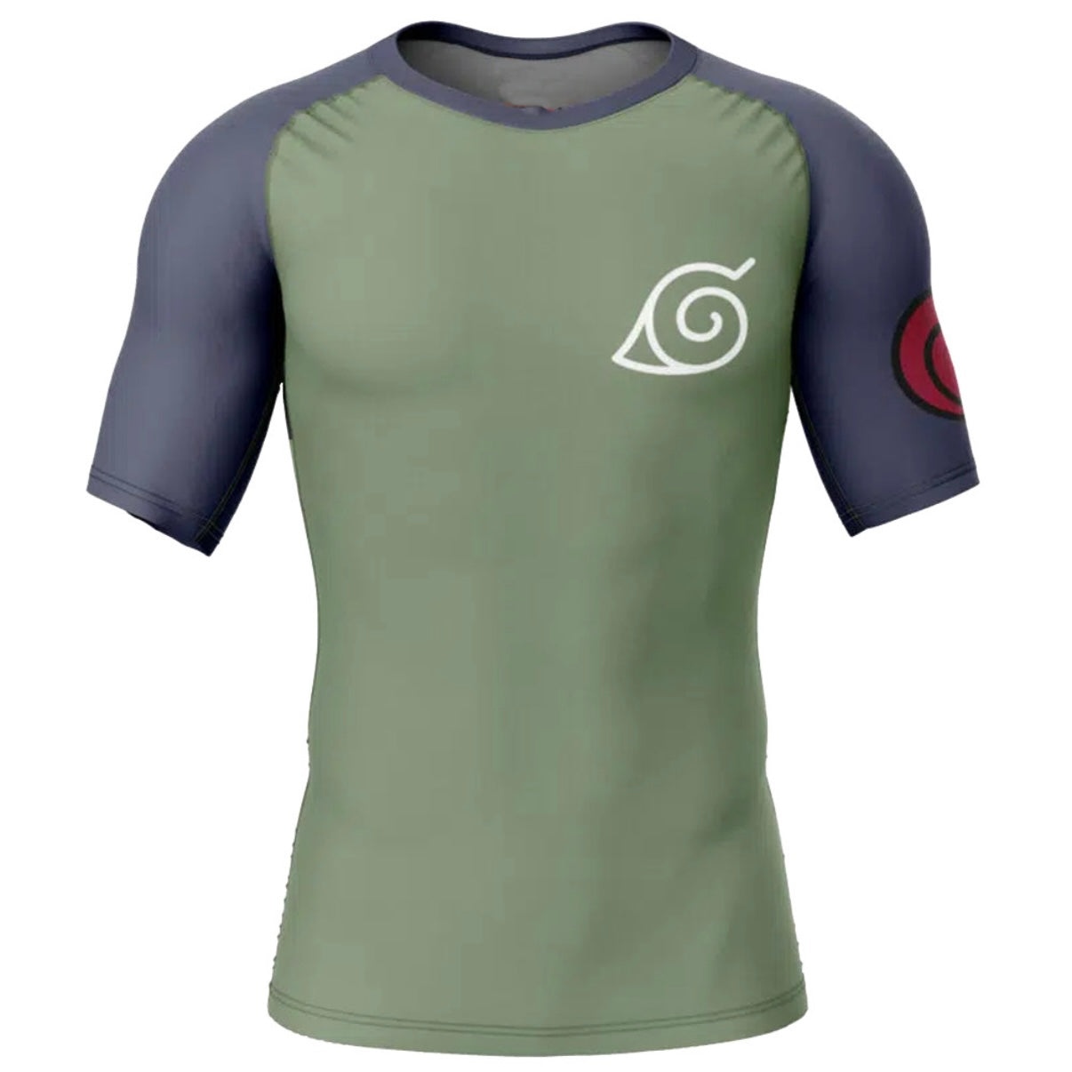 Naruto Konohagakure Jounin Premium Rash Guard - LONG OR SHORT SLEEVE - MADE TO ORDER 2 WEEK DISPATCH