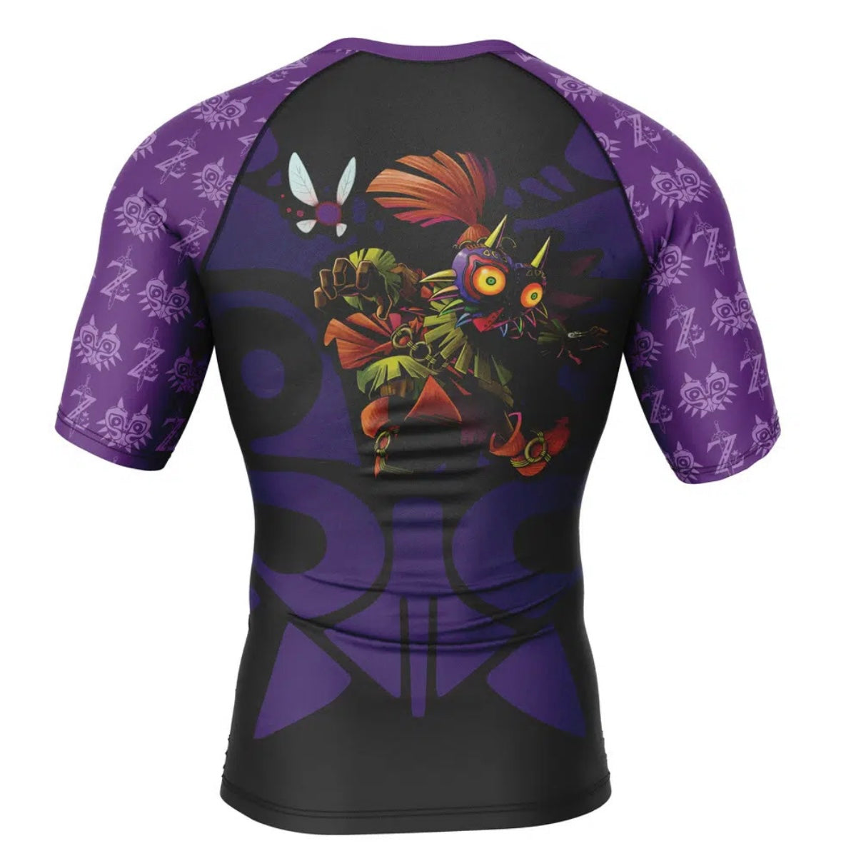 Legend of Zelda Majora’s Mask Premium Short Sleeve Rash Guard - MADE TO ORDER 2 WEEK DISPATCH