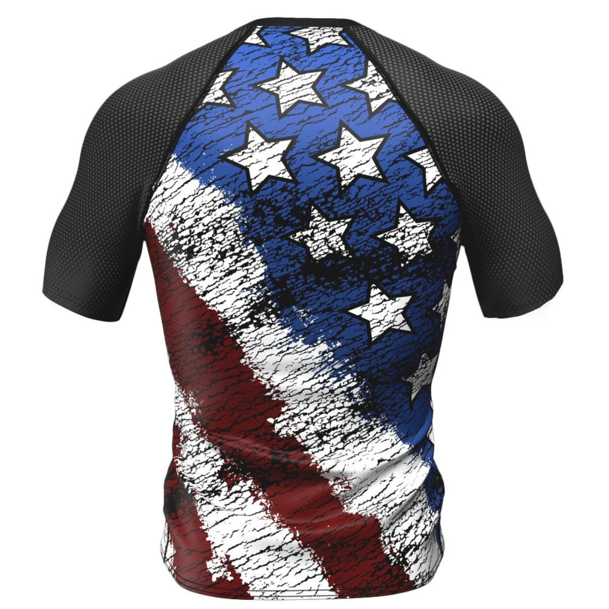 USA Premium Rash Guard - LONG OR SHORT SLEEVE - MADE TO ORDER 2 WEEK DISPATCH