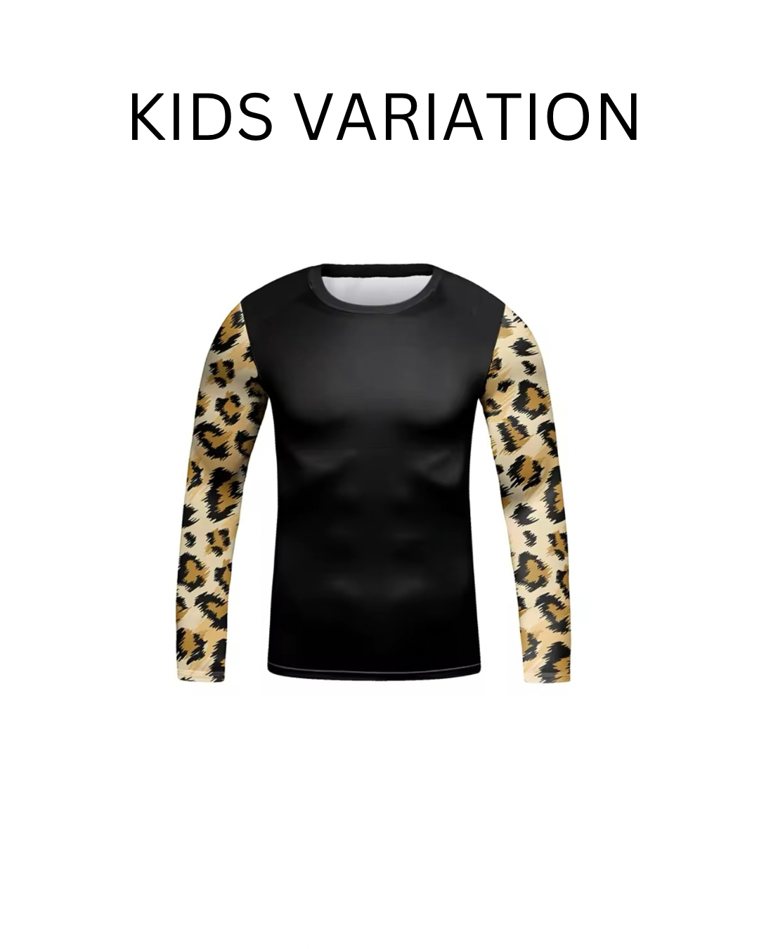 Leopard Premium BJJ / MMA Rash Guard - LONG & SHORT SLEEVE VARIATIONS - MADE TO ORDER 2 WEEK DISPATCH