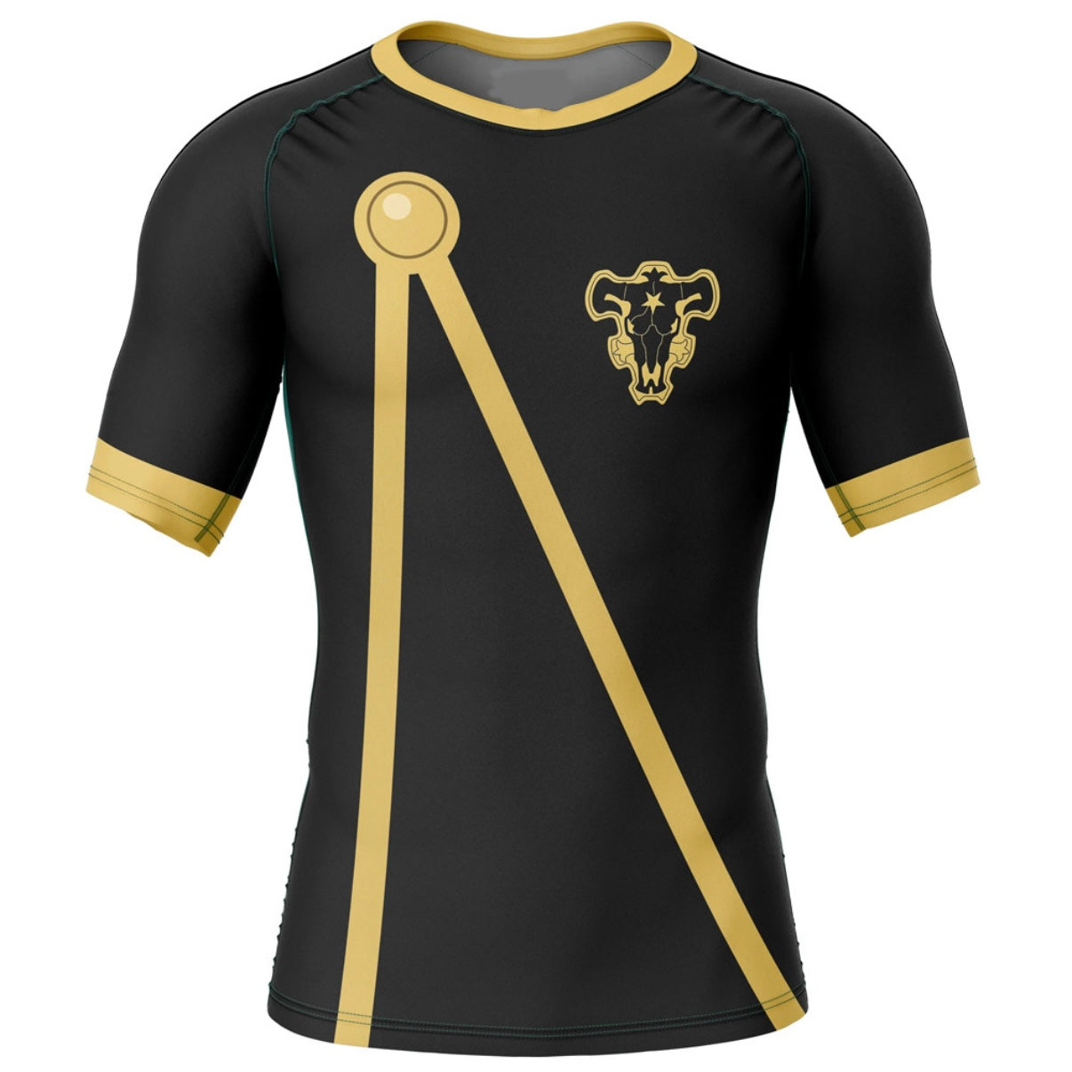 Black Clover Black Bulls Premium Rash Guard - LONG OR SHORT SLEEVE - MADE TO ORDER 2 WEEK DISPATCH