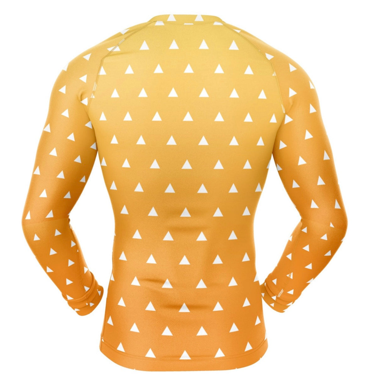 Demon Slayer Zenitsu Agatsuma Premium Rash Guard - LONG OR SHORT SLEEVE - MADE TO ORDER 2 WEEK DISPATCH