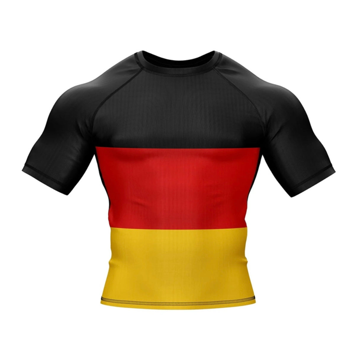 Germany (Deutschland) Premium Rash Guard - LONG OR SHORT SLEEVE - MADE TO ORDER 2 WEEK DISPATCH