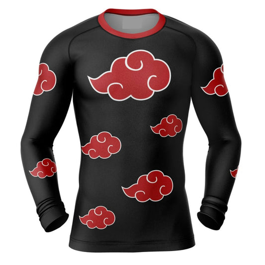 Naruto Akatsuki Premium Rash Guard - LONG OR SHORT SLEEVE - MADE TO ORDER 2 WEEK DISPATCH