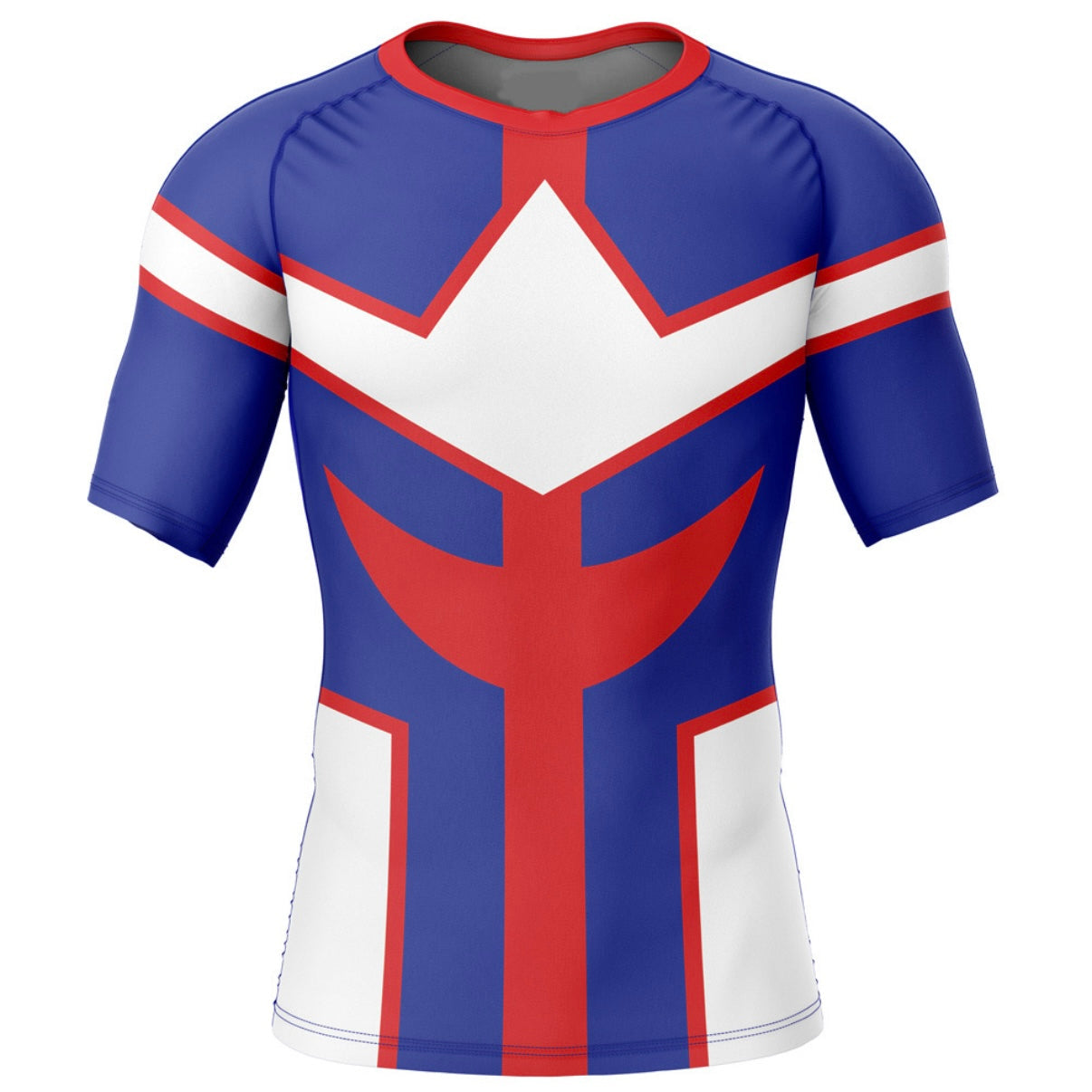 My Hero Academia All-Might Premium Short Sleeve Rash Guard - MADE TO ORDER 2 WEEK DISPATCH
