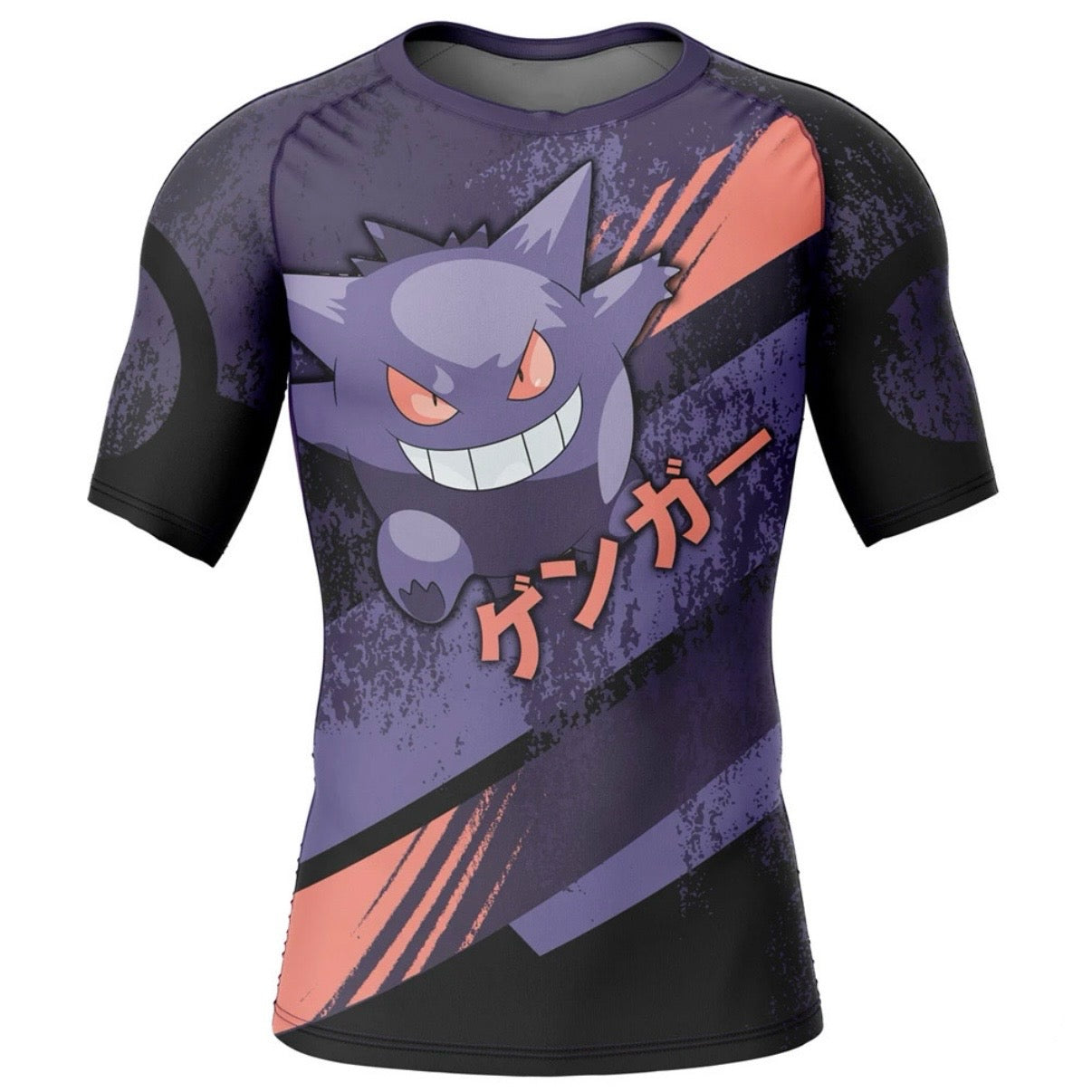 Pokemon Ghost Gengar Premium Short Sleeve Rash Guard - MADE TO ORDER 2 WEEK DISPATCH
