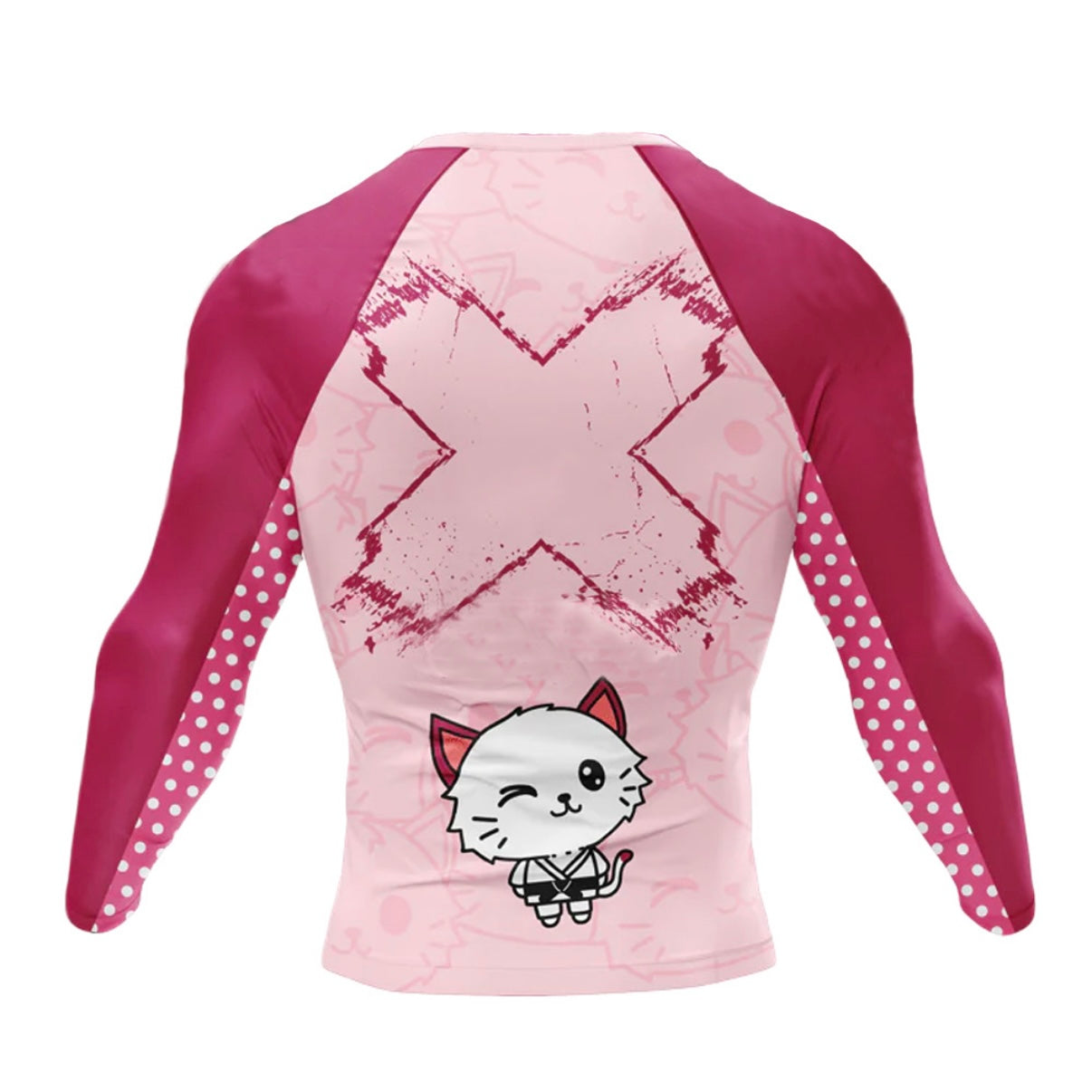 BJJ Cat Premium Rash Guard - LONG OR SHORT SLEEVE - MADE TO ORDER 2 WEEK DISPATCH