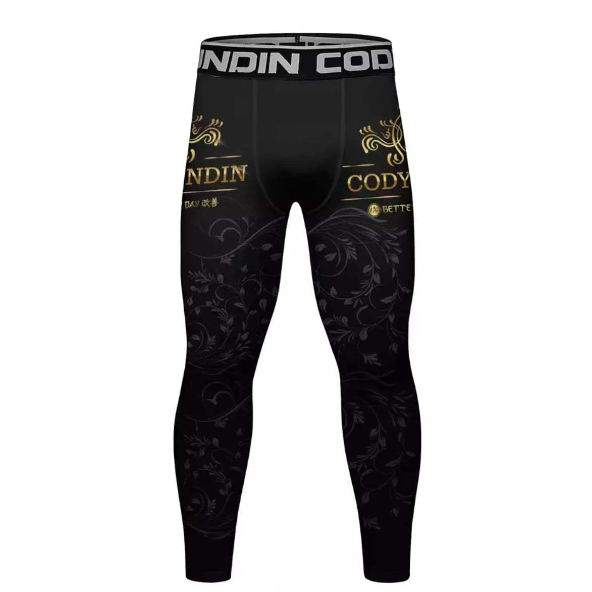 Black & Good Premium Compression Spats for BJJ, MMA, Wrestling, CrossFit, Yoga, Running, Cycling, and More - MADE TO ORDER 2 WEEK DISPATCH