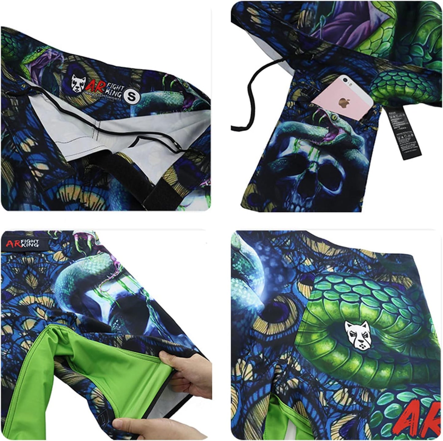 Snake Venom Premium MMA Grappling Shorts - MADE TO ORDER 2 WEEK DISPATCH