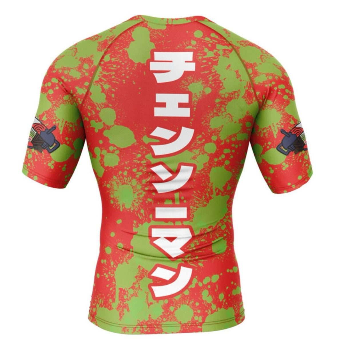 Chainsaw Man Chainsaw Demon Short Sleeve Rash Guard - MADE TO ORDER 2 WEEK DISPATCH
