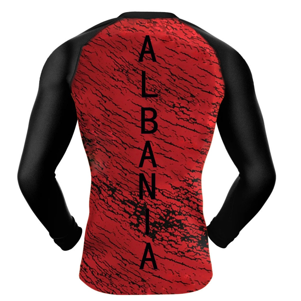 Albania (Shqipëri) Premium Rash Guard - LONG OR SHORT SLEEVE - MADE TO ORDER 2 WEEK DISPATCH