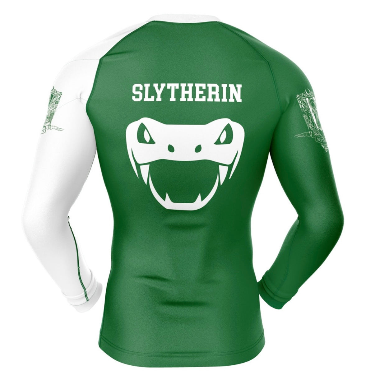 Hogwarts Slytherin Premium Rash Guard - LONG OR SHORT SLEEVE - MADE TO ORDER 2 WEEK DISPATCH