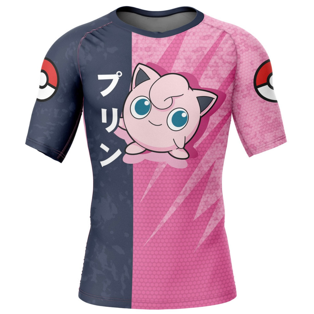 Pokemon Jigglypuff Premium Short Sleeve Rash Guard - MADE TO ORDER 2 WEEK DISPATCH