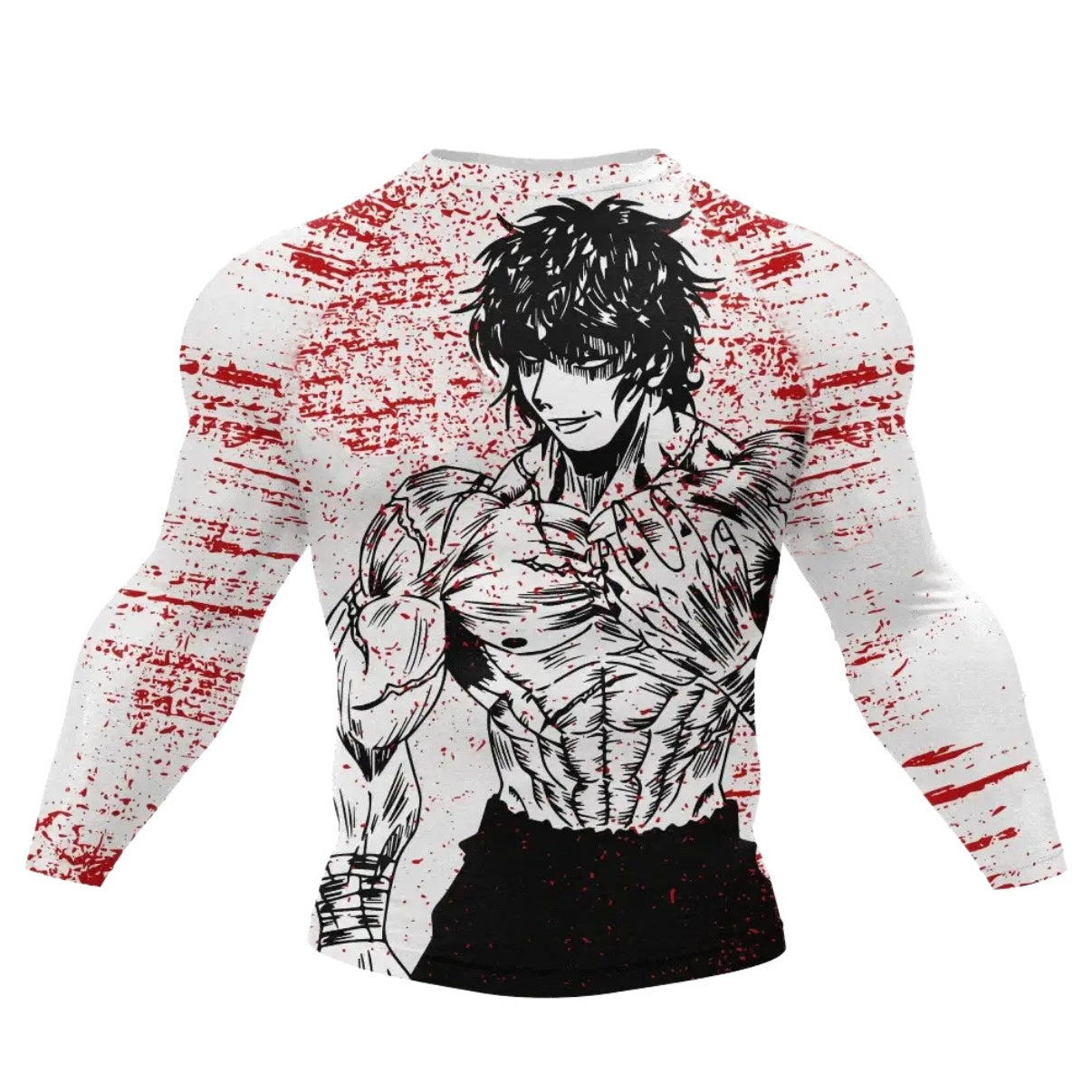 Baki The Grappler Premium Rash Guard - LONG OR SHORT SLEEVE - MADE TO ORDER 2 WEEK DISPATCH