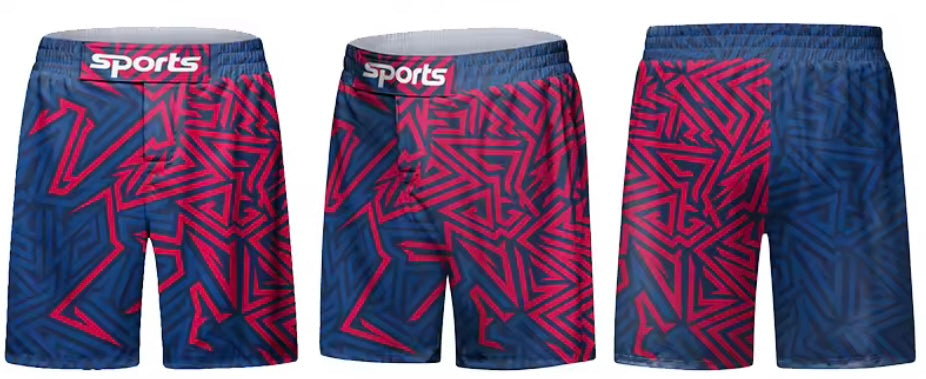 Abstract Geometric Premium BJJ No Gi / MMA Set. Rash Guard, Shorts & Spats - MADE TO ORDER 2 WEEK DISPATCH