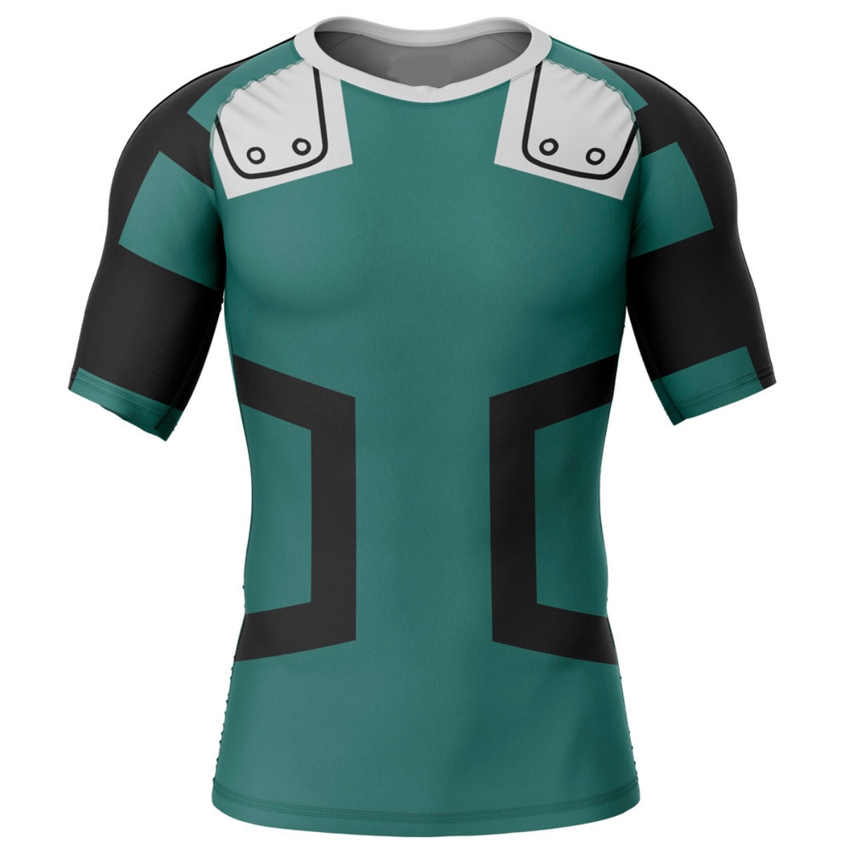 My Hero Academia Deku Premium Short Sleeve Rash Guard - MADE TO ORDER 2 WEEK DISPATCH