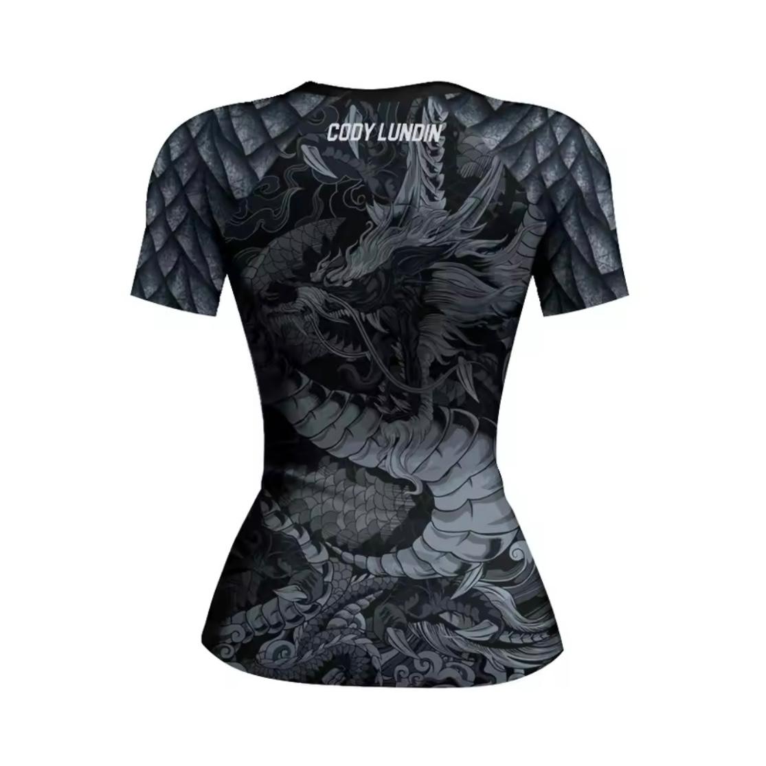 Women’s Black Dragon Premium BJJ / MMA Rash Guard - MADE TO ORDER 2 WEEK DISPATCH