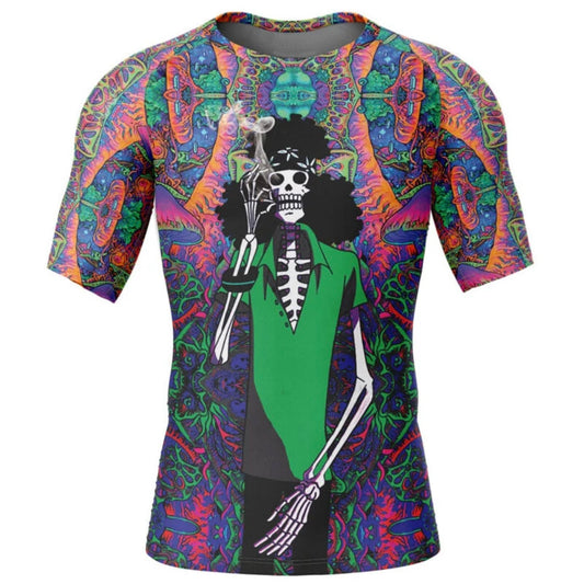 One Piece Hippie Brook Premium Short Sleeve Rash Guard - MADE TO ORDER 2 WEEK DISPATCH
