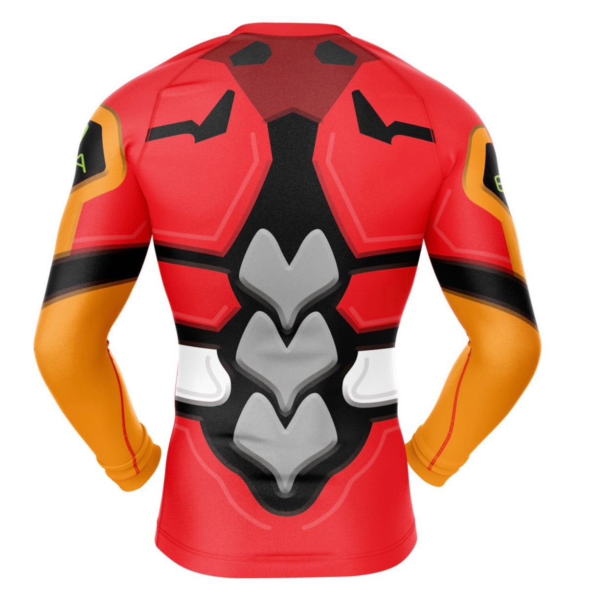 Evangelion Eva-02 Neon Genesis Premium Rash Guard - LONG OR SHORT SLEEVE - MADE TO ORDER 2 WEEK DISPATCH