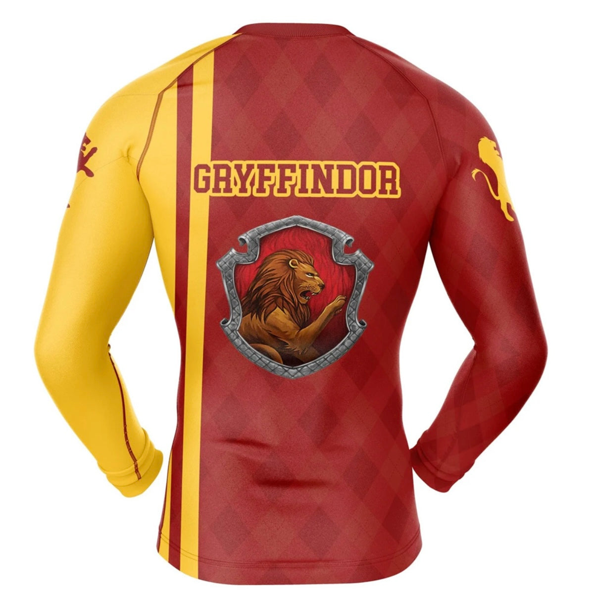 Harry Potter Gryffindor Premium Rash Guard - LONG OR SHORT SLEEVE - MADE TO ORDER 2 WEEK DISPATCH