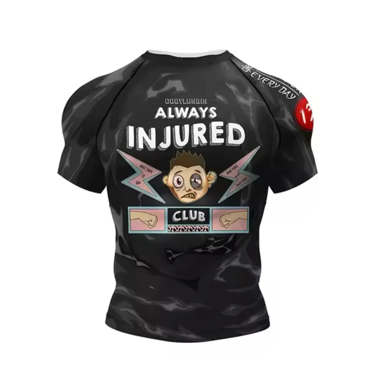 Always Injured Premium BJJ / MMA Rash Guard - LONG & SHORT SLEEVE VARIATIONS - MADE TO ORDER 2 WEEK DISPATCH