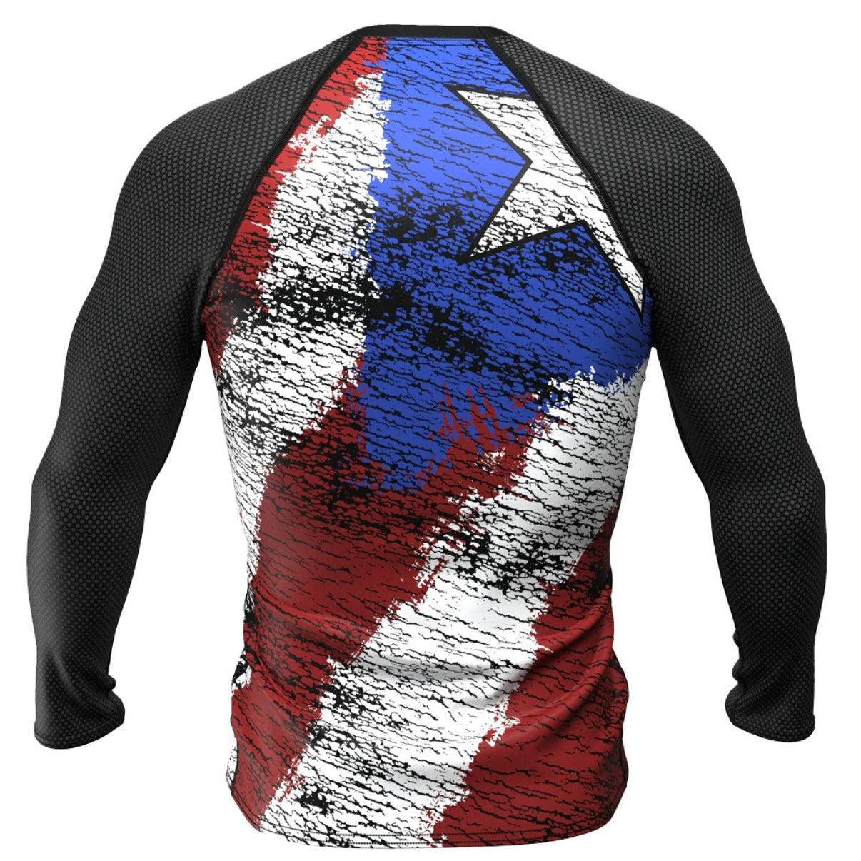 Puerto Rico Premium Rash Guard - LONG OR SHORT SLEEVE - MADE TO ORDER 2 WEEK DISPATCH