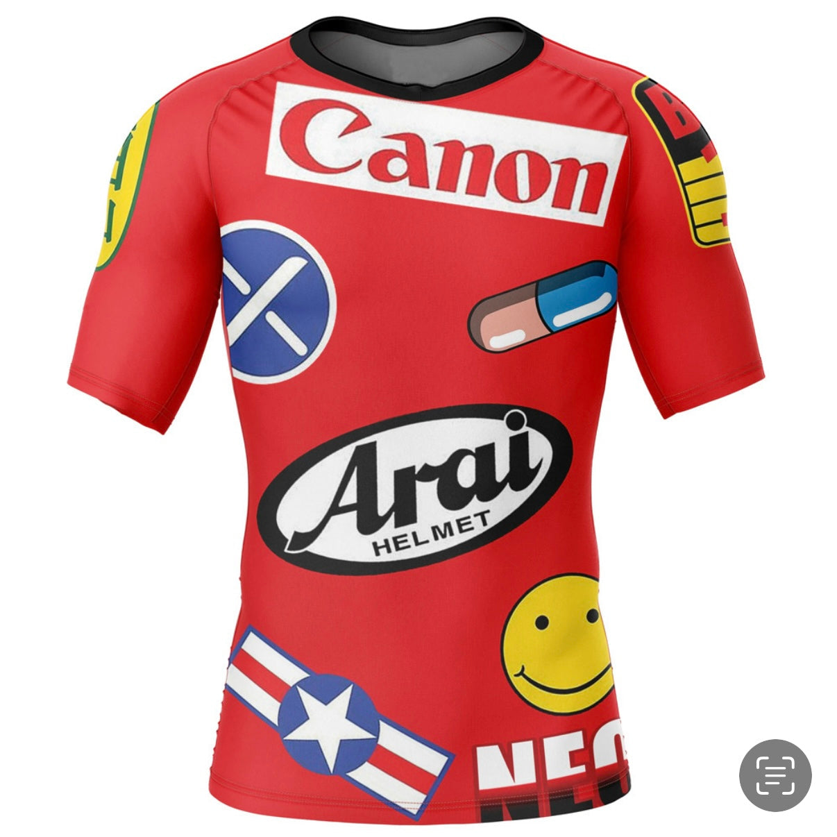 Akira Kaneda Bike Decals Premium Rash Guard - LONG OR SHORT SLEEVE - MADE TO ORDER 2 WEEK DISPATCH