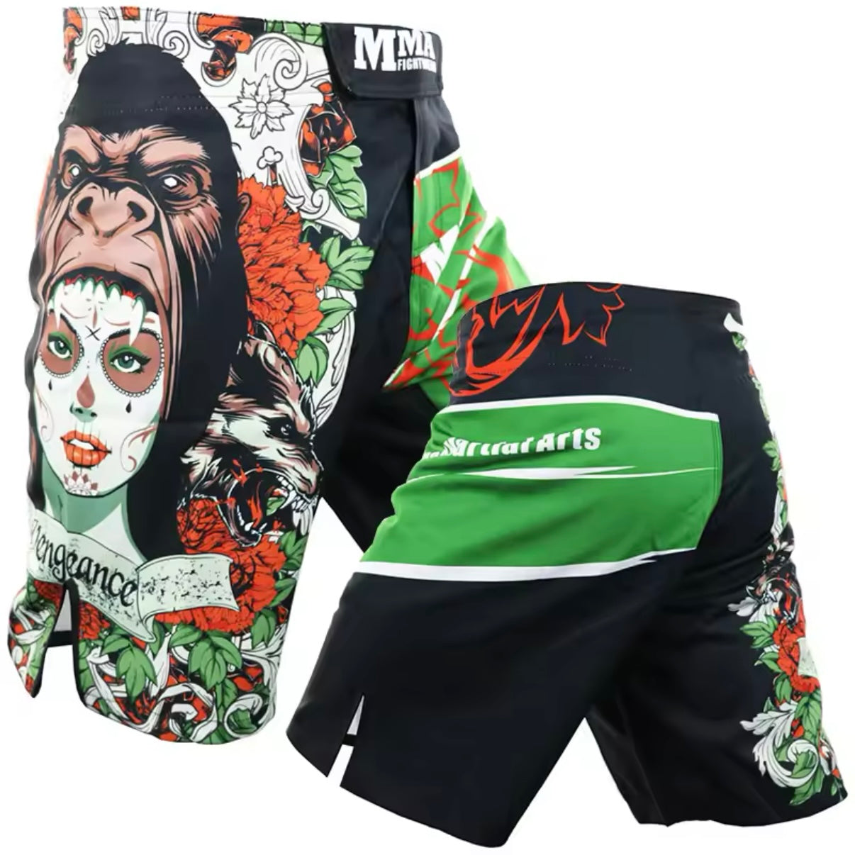 Vengeance Premium MMA Grappling Shorts - MADE TO ORDER 2 WEEK DISPATCH