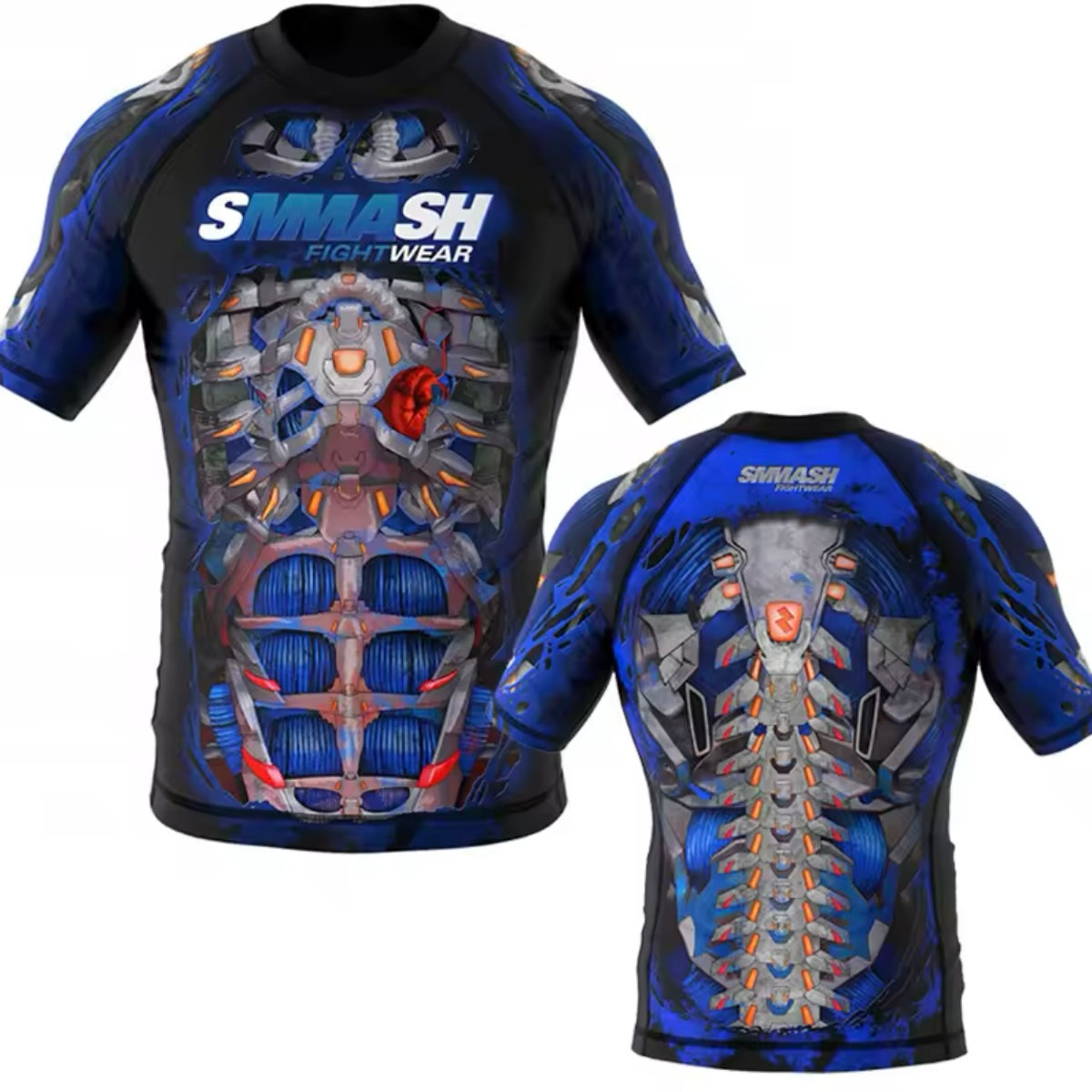 Cyborg Premium BJJ / MMA Long or Short Sleeve Rash Guard - MADE TO ORDER 2 WEEK DISPATCH