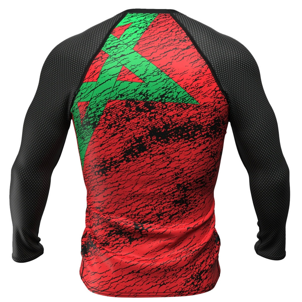 Morocco (al-Maghrib) Premium Rash Guard - LONG OR SHORT SLEEVE - MADE TO ORDER 2 WEEK DISPATCH