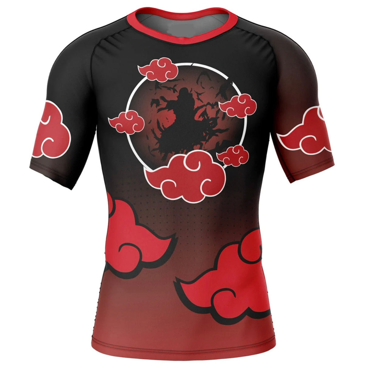 Naruto Itachi Premium Rash Guard - LONG OR SHORT SLEEVE - MADE TO ORDER 2 WEEK DISPATCH