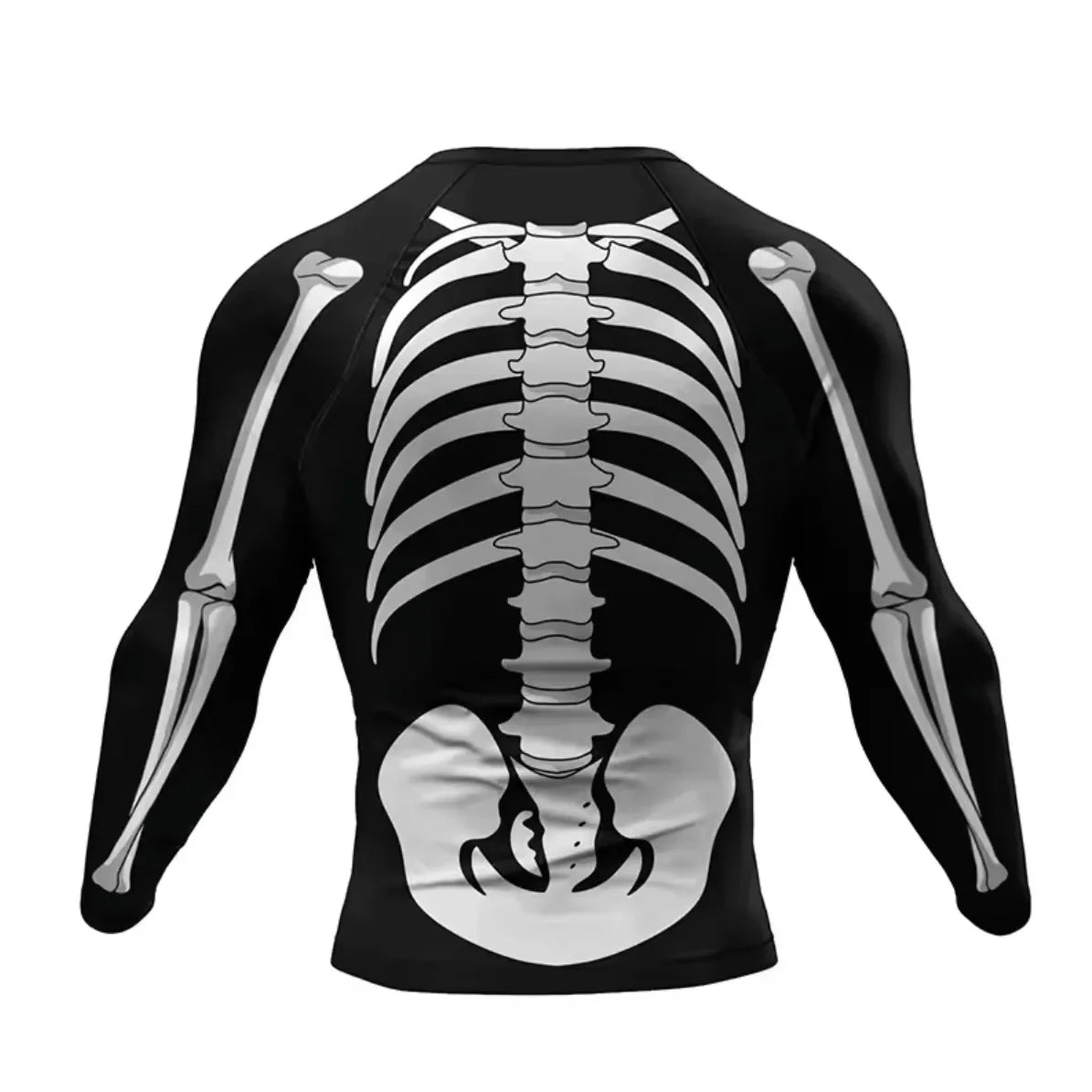 Skeleton Premium BJJ / MMA Rash Guard - LONG & SHORT SLEEVE VARIATIONS - MADE TO ORDER 2 WEEK DISPATCH