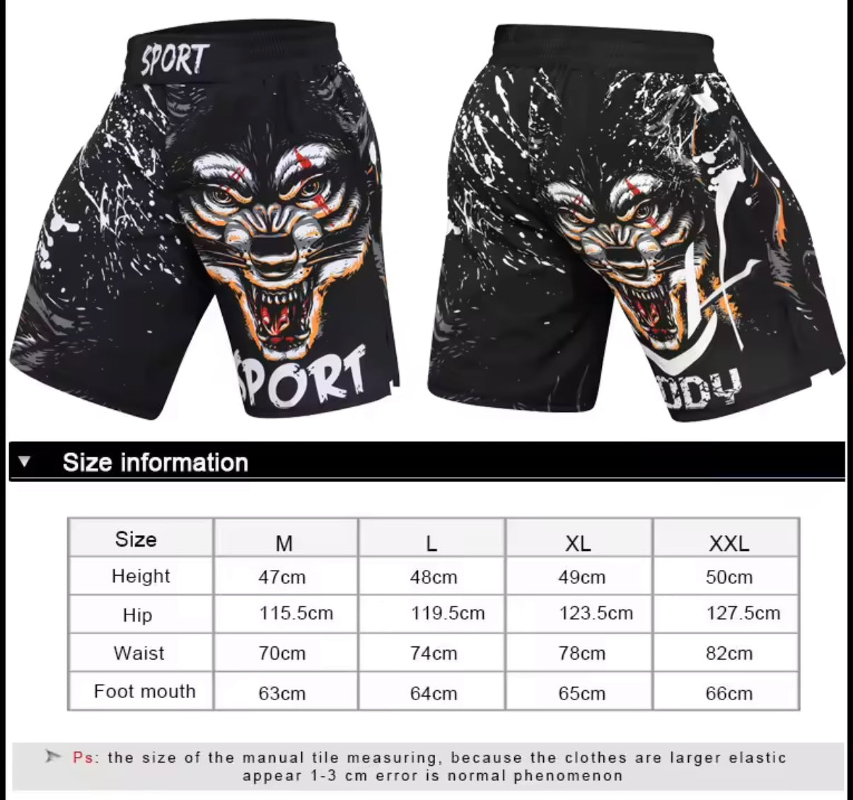 Wolf Premium BJJ No Gi / MMA Set. Rash Guard, Shorts & Spats - MADE TO ORDER 2 WEEK DISPATCH