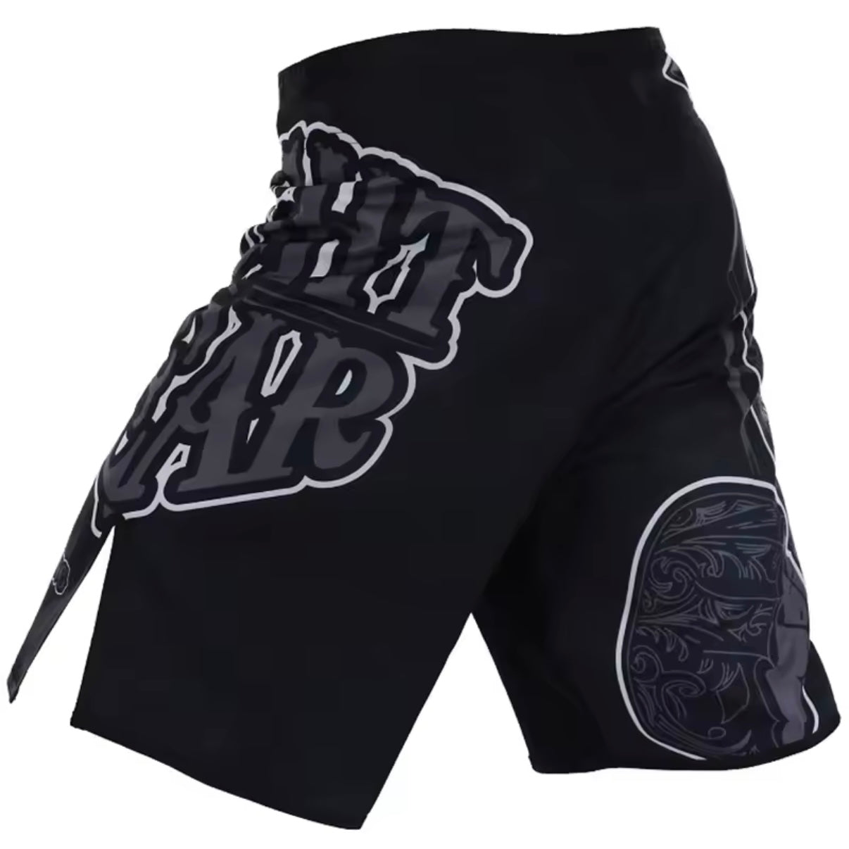 Black Fight Premium MMA Grappling Shorts - MADE TO ORDER 2 WEEK DISPATCH