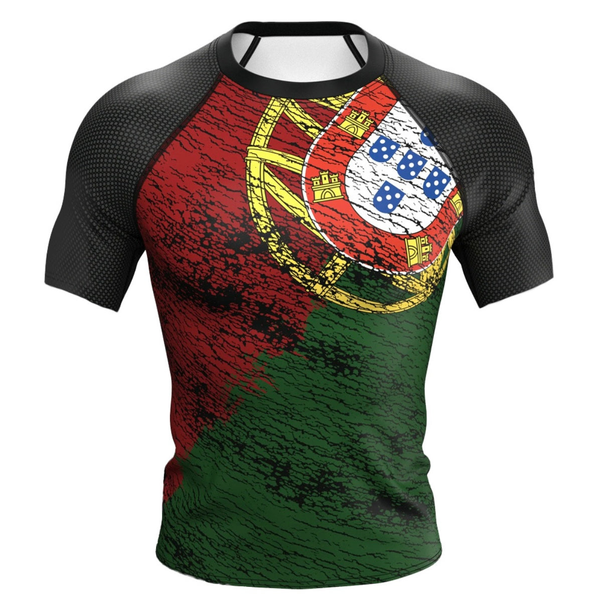 Portugal Premium Rash Guard - LONG OR SHORT SLEEVE - MADE TO ORDER 2 WEEK DISPATCH